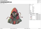 Spiderman Hoodie Embroidery File 6 size
