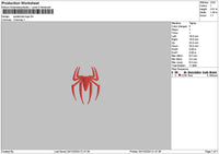Spider Small 01 Embroidery File 6 sizes