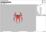 Spider Small 01 Embroidery File 6 sizes