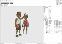 Spike Lee Embroidery File 6 size