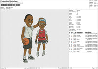 Spike Lee Embroidery File 6 size