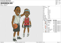 Spike Lee Embroidery File 6 size