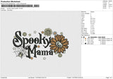 Spooky mama spider v3 Embroidery File 6 size