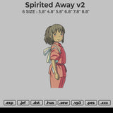 Spirited Away V2 Embroidery