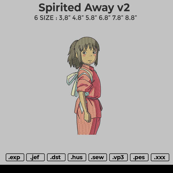 Spirited Away V2 Embroidery
