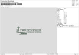 St Text Embroidery File 6 sizes