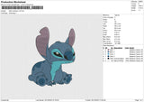 Stitch Sitdown Embroidery File 6 size