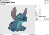 Stitch Sitdown Embroidery File 6 size