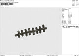 Strap Embroidery File 6 size