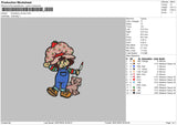 Strawberry Spooky Embroidery File 6 size