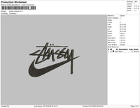 Stussy Swoosh