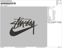 Stussy Swoosh