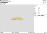 Sunshine Embroidery File 6 sizes