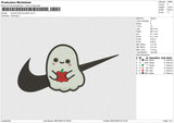 Swoosh Ghost Pumpkin