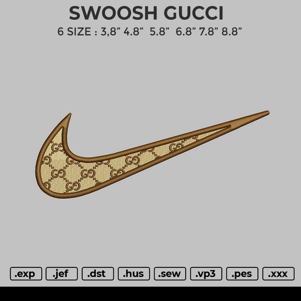 Swoosh Gucci Embroidery