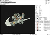 Swoosh Luffy 13225 Embroidery File 6 size