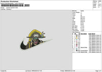 Swoosh Marshal Embroidery File 6 sizes