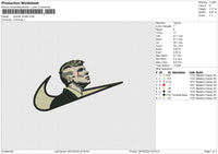 Swoosh Shelby Embroidery File 6 size