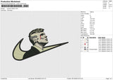 Swoosh Shelby Embroidery File 6 size