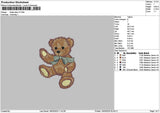 Bear1903 Embroidery File 6 sizes