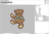 Bear1903 Embroidery File 6 sizes