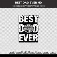 BEST DAD EVER HD VECTOR IMAGE