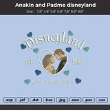 Anakin and Padme disneyland
