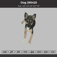 Dog 290425 Embroidery File