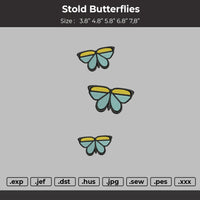 Stold Butterflies Embroidery File
