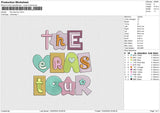 The eras tour Embroidery File 6 size