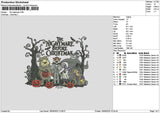 Nightmare 1809 Embroidery File 6 sizes