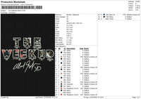 The weekend album Embroidery File 6 size