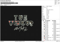 The weekend album Embroidery File 6 size