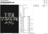 The weekend album Embroidery File 6 size