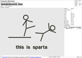 This is sparta Embroidery File 6 size