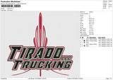 Tirado Embroidery File 6 sizes