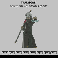 Trafalgar Embroidery File 6 size