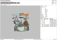 Snoopy Trick Embroidery File 6 size