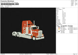 Truck 130624 Embroidery File 6 size