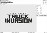 Truck invasion Embroidery File 6 size