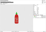 Tuong Ot Sriracha Embroidery File 6 size