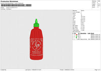 Tuong Ot Sriracha Embroidery File 6 size