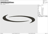 Unknown Logo 5425 Embroidery File 6 size