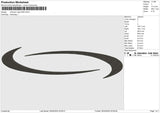 Unknown Logo 5425 Embroidery File 6 size