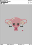 Uteruschibi Embroidery File 6 sizes