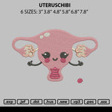 Uteruschibi Embroidery File 6 sizes