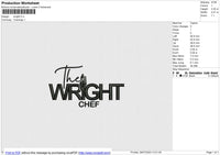 Wright Embroidery File 6 size