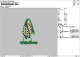 Strongtext Embroidery File 6 sizes