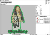 Strongtext Embroidery File 6 sizes
