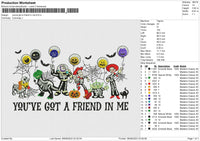 Youve got a friend in me Embroidery File 6 size